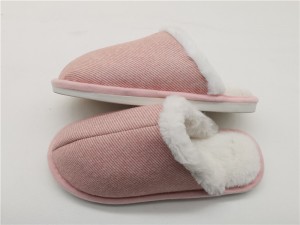 New Fashionable style Women’s Cute Comfy Fuzzy Knitted Memory Foam Slip On House Winter Slippers Indoor