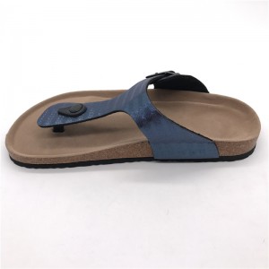 Byring Shoes Factory Fashionable Summer Lady’s Flip Flop Sandals With Good Cork Foot Bed Insole