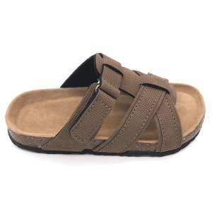 2021 New Arrival Best Selling Good Quality Buckle Strap cork footbed Children Kids Boys Sandals