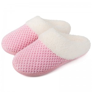 Prime Quality Women’s Cozy&Comfort Coral Fleece Memory Foam Slippers Fuzzy Plush Lining Slip-on House Shoes for Indoor & Outdoor Use