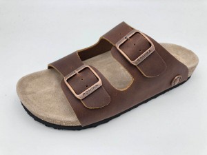 Prime Quality Genuine Leather Men’s Cork Footbed Sandals Flipflops For Summer