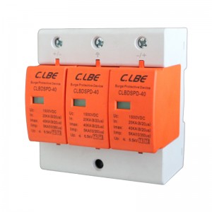 Solar PV CLBDSPD-40 1500VDC (T1+T2) PV surge protective device