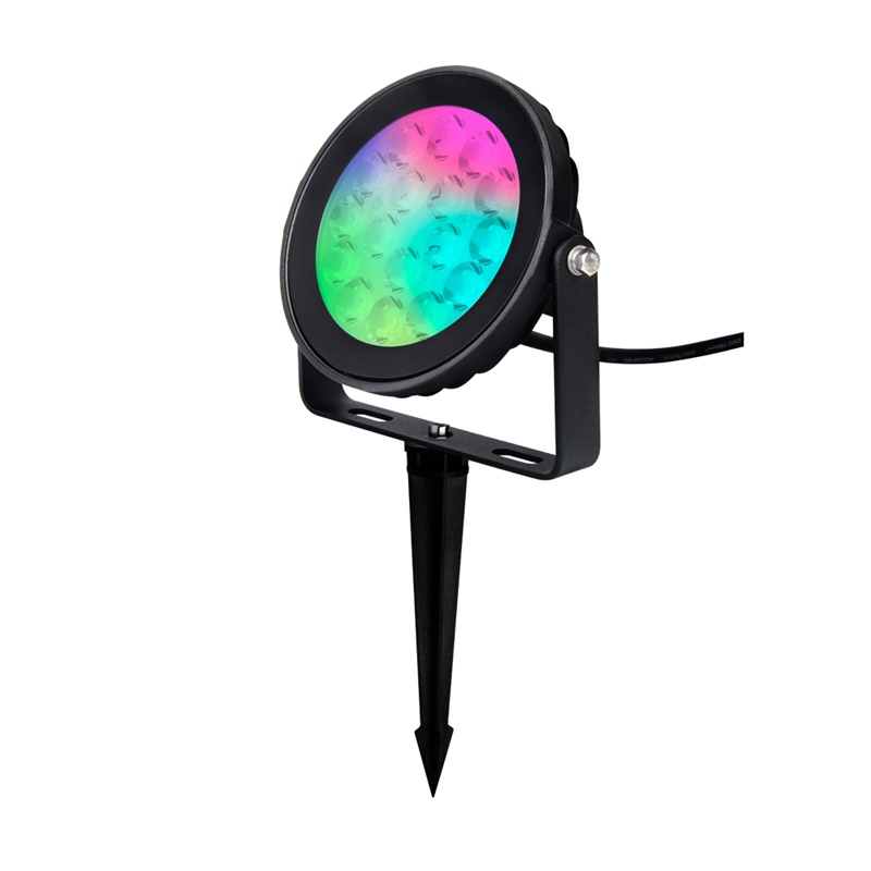 2022 wholesale price 60w All In One Solar Street Light - Outdoor Smart RGBCCT Garden spike Light Colour Extension Pack The smart garden spot light with 16 million colours for outdoor use – C...