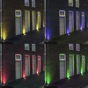 Outdoor Smart Ground Light Color Extension Pack Det smarte underjordiske lyset med 16 millioner farger for utendørs bruk