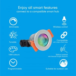 Outdoor Smart Deck Light Colour Extension Pack The smart inground light with 16 million colours for outdoor use
