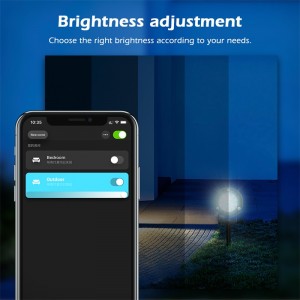 Outdoor Smart RGBCCT Garden spike Light Color Extension Pack A luz RGBCCT inteligente com 16 milhões de cores para uso externo