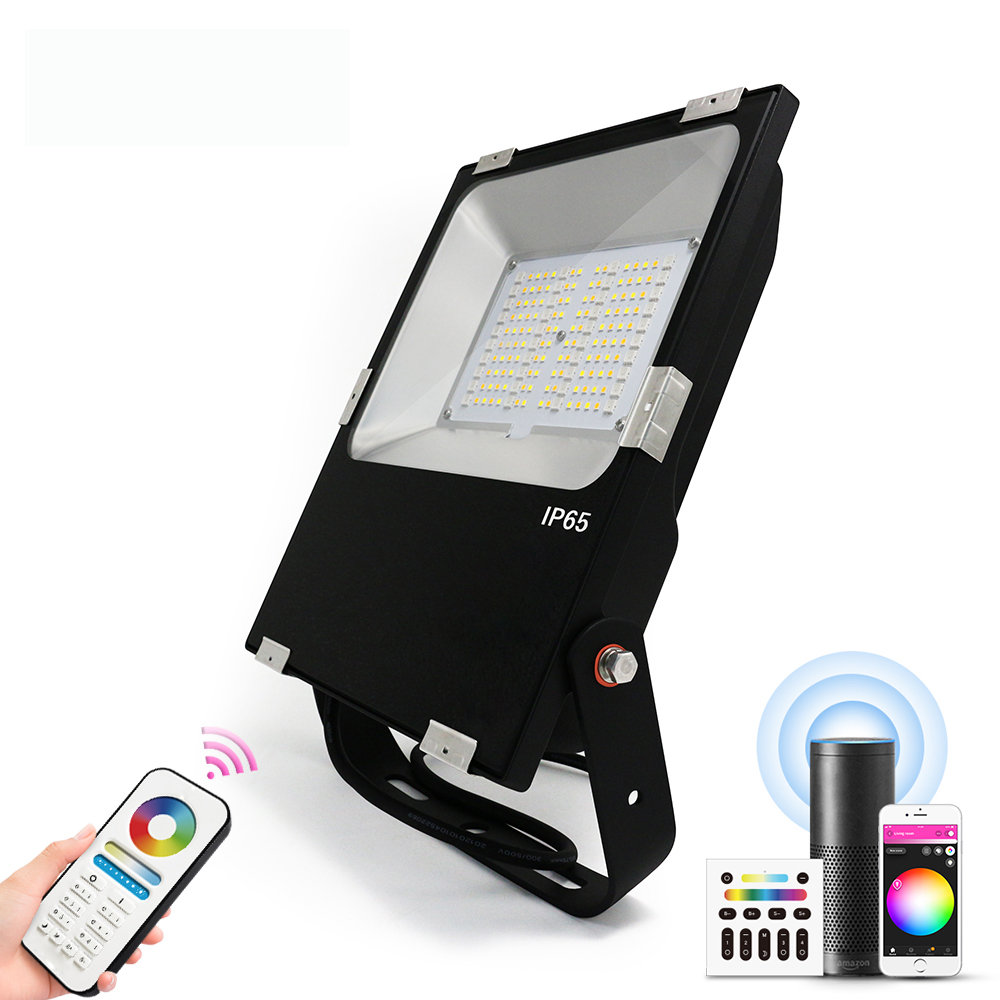 Personlized Products Led Street Light Solar System - Outdoor Smart Flood Light with APP and RF remote controller The smart led flood light with 16 million colours(RGB+tunable white) for outdoor us...