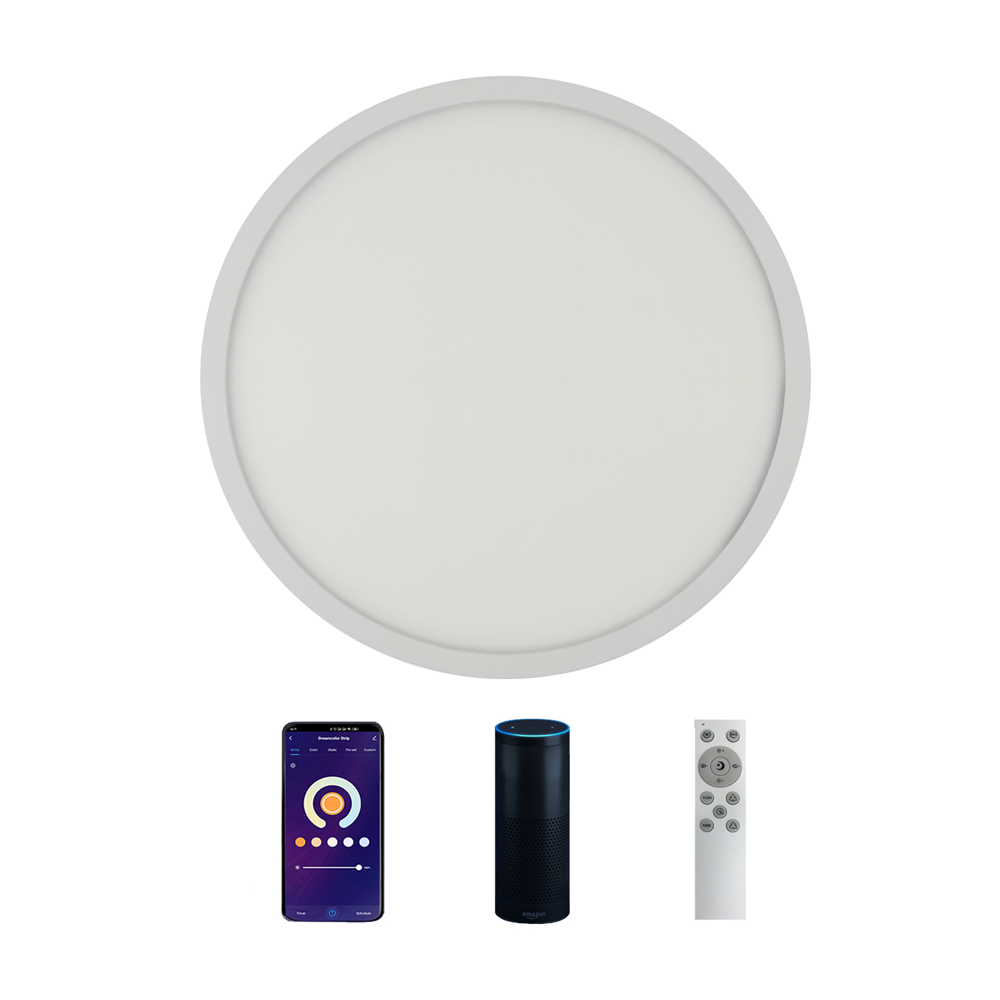 Free sample for Led Downlight Dimmer - RGBCCT /CCT Smart led flush mount ceiling light  With 16million Colors & tunable white/only tunable white – C-Lux