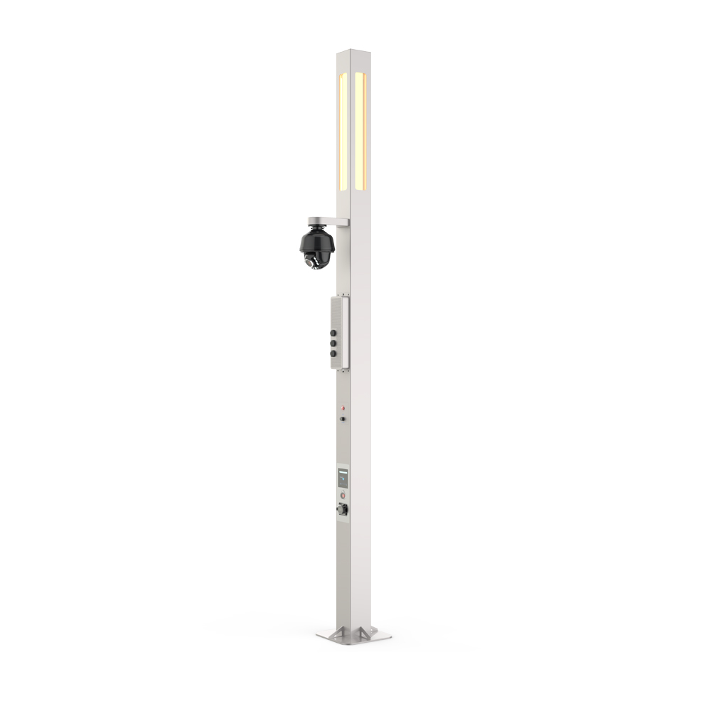 Excellent quality Modern Street Light - Smart Pole CSP04 for project installation in Park,Mall,Community,School,Hospital,etc  – C-Lux