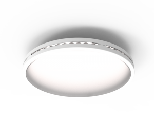 RGBCCT / CCT Smart LED flush mount ceiling lights miaraka amin'ny loko 16million & fotsy fotsy / fotsy CCF fotsy azo atao