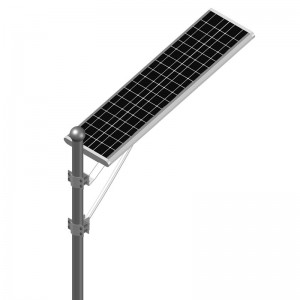 C-Lux led-katuvalaisin, joka toimii täydentävällä aurinko- ja sähköenergialla projektin 3 vuoden takuulla