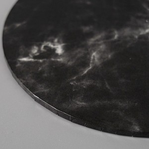 Black Marble Pattern MDF Cake Board | Packinway