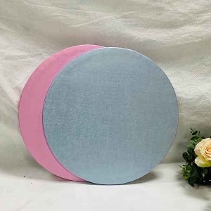 12-инчен табла за торта Тркалезна розова сина фолија за маснотии за доказна хартија |Сончев сјај