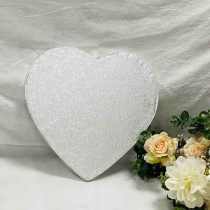 Heart Shaped Cake Board Covering Foil Wrap Rectangle |Tîrêja tavê