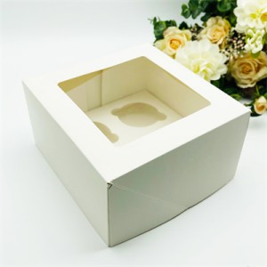 Best Cupcake Mix Box Plain White Paper Manufacture | SunShine