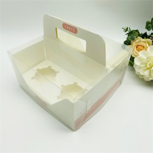 4 Škatla za kolačke Sqaure Inserts Diy Recycle Box |sonček