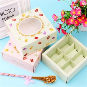 Macaron balenie pre farebnú zákazkovú škatuľu |SunShine
