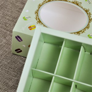 Macaron-förpackning för färgglad anpassad trycklåda |Solsken