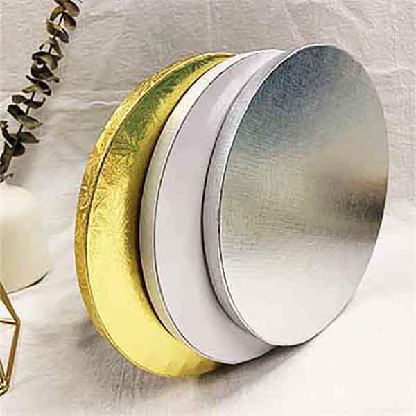 2022 New Style Silver Cake Drum - Cake Board Square And Round Silver Covering Foil Long | Sunshine – Sunshine detail pictures
