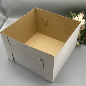 Geriffelde bakkery bokse Vierkant aangepas deur vervaardigers |Sonskyn