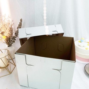 Corrugated Cake Box mei finster fabrikanten leveransiers |Sinneskyn