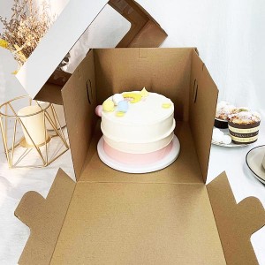 קופסת עוגות גלי עם יצרני חלונות ספקים|אוֹר שֶׁמֶשׁ