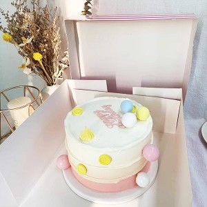 High Quality Cake Box Enpresyon Custom OEM Manifakti |Sunshine