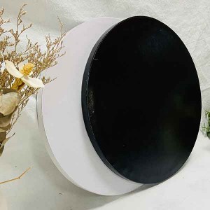 13 инча покриване на дъска за торта с хартиено черно кръгло фолио |Слънчева светлина