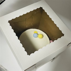 8-palčna škatla za torto iz valovite tovarne neposredno po meri |sonček