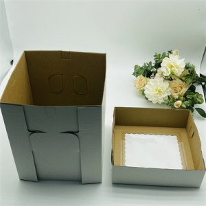8 Inch Corrugated Cake Box Factory Direct Custom Made |soles