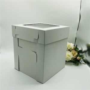 10-дюймова гофрована коробка для тортів, оптові постачальники |Сонечко