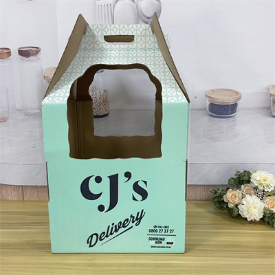 Corrugated Cake Box With Handle Manufacturer Wholesale | Sunshine Featured Image
