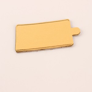 Mini Triangle Gold Cake Board Wholesale | Sunshine