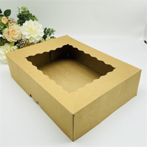 Крафт цагаан бялуу Нэг ширхэг картон хайрцаг |Нарны туяа