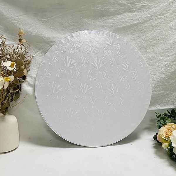 Large Cake Container With Print Manufacturers China –  10 Inch Cake Board Round White Paper Bluk Wholesale | SunShine – Sunshine