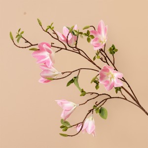 MW46601 Sztuczny kwiat Magnolia Fabryka Sprzedaż bezpośrednia Jedwabne kwiaty Strona dekoracji