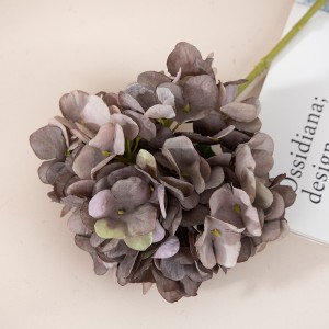 MW52665 פרחים מלאכותיים הידראנגאה מכירה חמה לחתונה קישוט פרחי משי