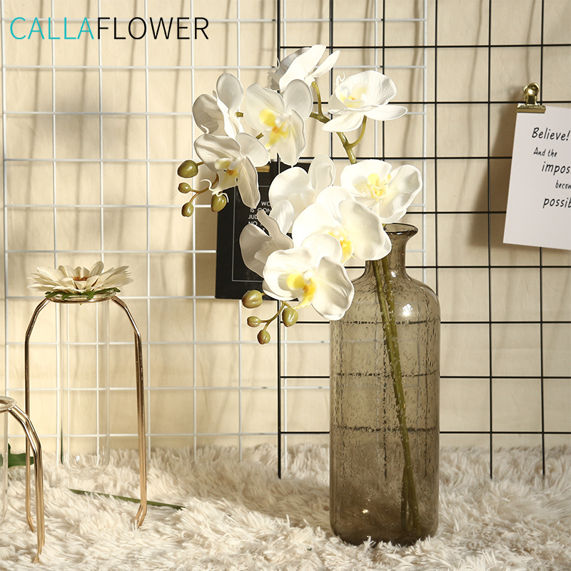 MW18905 Прекрасни украси мини украсно цвеќе вештачка декорација на орхидеи