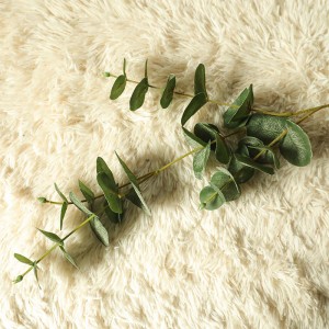 YC1063 Artificial Flower Eucalyptus Leaves Faux Silver Dollar Eucalyptus Garland Branches Stammen Fakes Plastic Plants for Decoration