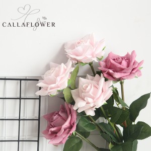 МВ59995 Вештачко цвеће Права ружа на додир за декорацију дома за венчање