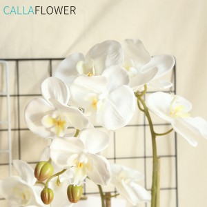 MW18904 Artificial Phalaenopsis Orchids Real Touch Latex Butterfly Moth Orchid Nuptialis Decor
