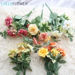 DY1-421 artificial camellia flower for party dress display headband decoration