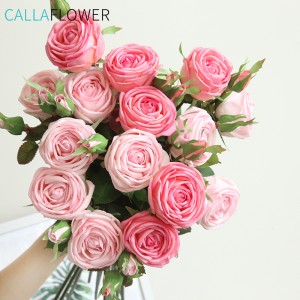 MW59991 flor de flor decorativa de rosa artificial barata per a la decoració del casament