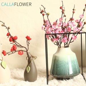 MW36890 ხელოვნური ყვავილები Wintersweet Plum Blossom ფილიალი სახლის საქორწილო დეკორაციისთვის 2 მყიდველი