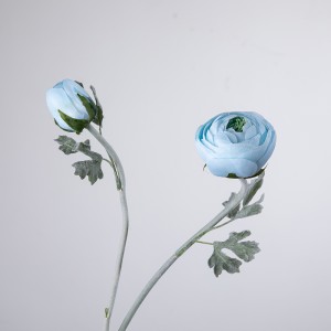 GF15636 Ramos de flores falsas de casamento único ranúnculo flor de seda artificial GF15636