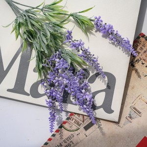 MW56669 Artificial Flower Bouquet Lavender Hot Selling Garden Wedding Decoration