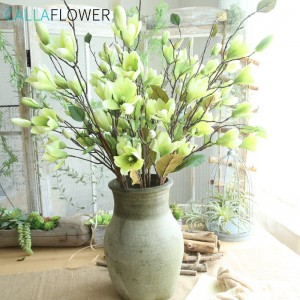 DY1-1868 Realistic Bulk Artificial Magnolia Flowers Multi color selection For Home Office Party Garden Decor