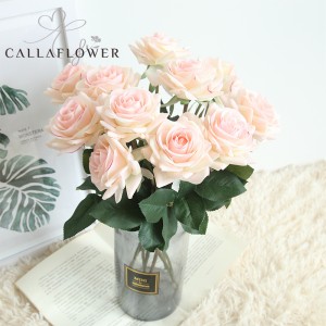 MW60000 Kina konstgjorda blommor konstgjorda Real Touch Bröllop Rose Flower konstgjorda