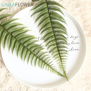 MW45555 Echte grüne künstliche Scutellaria-Palmenblätter, Kunstpflanze für Heimdekoration