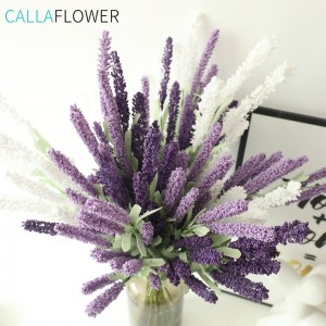 MW09903 Velkoobchod Handmeade Pastoral Lavender Bush aranžování květin umělá domácí dekorace